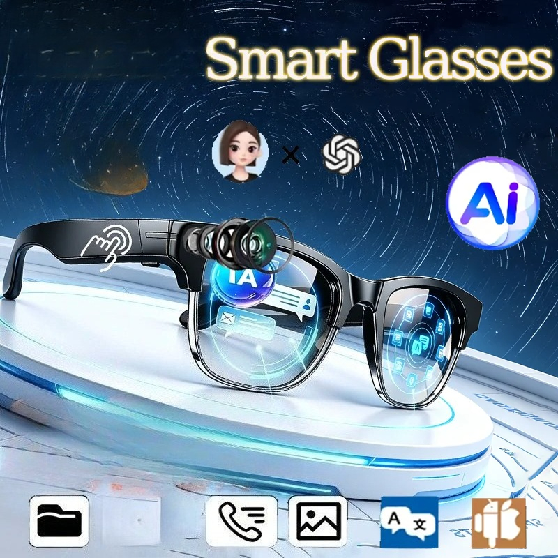 Smart Glasses Lens - 8K HD AI Smart Glasses Translation