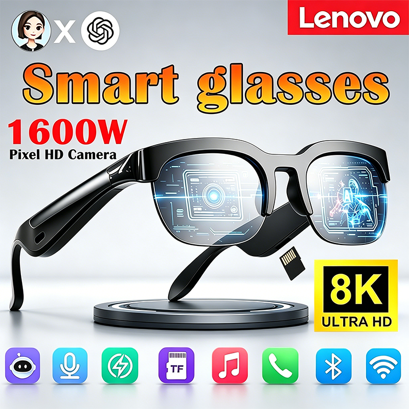 Smart Glasses Lens - Lenovo 2026 AI Smart Glasses 8K