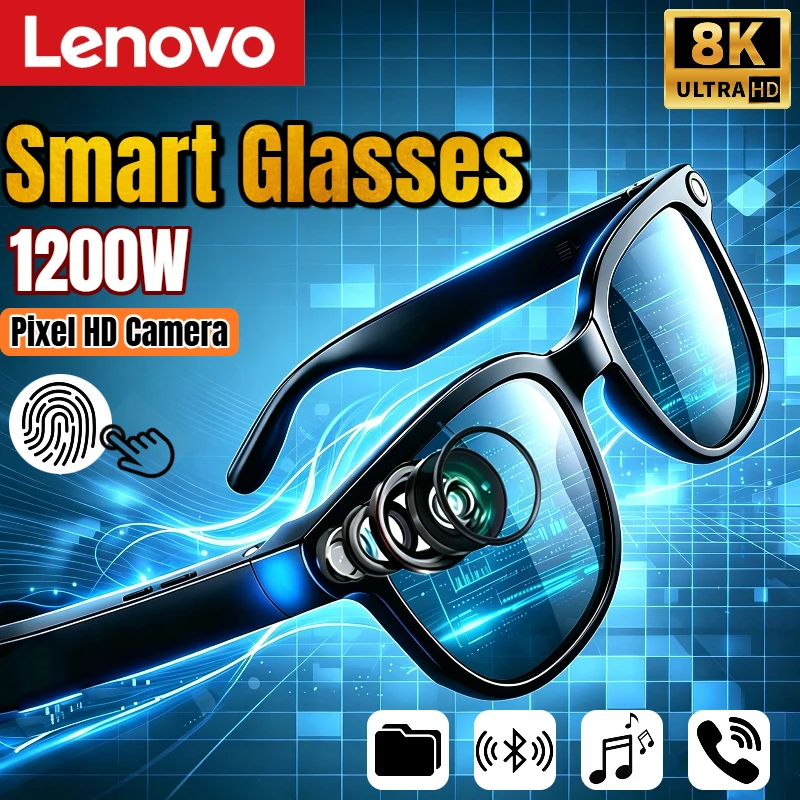 Lenovo AI Smart Glasses 8K Rem - Smart Glasses Lens ulasan dan harga