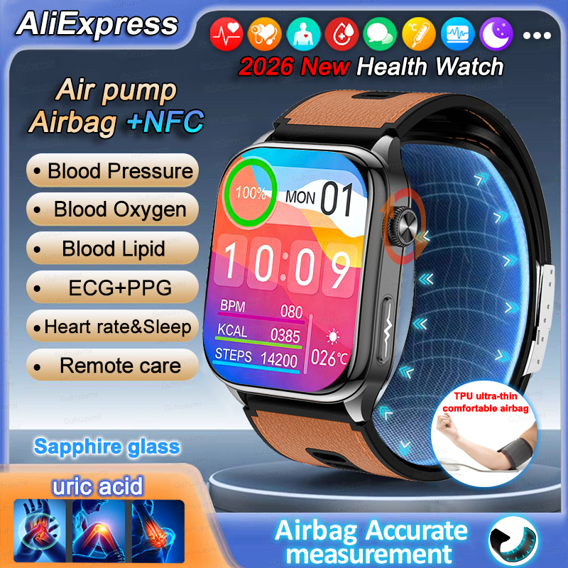 Sapphire Smartwatch AMOLED Scr - Fall Detection Watch ulasan dan harga