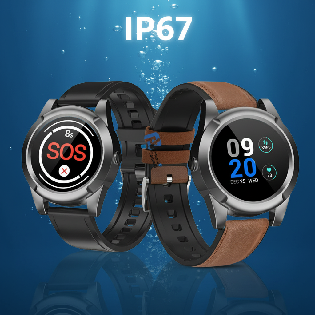 Senior GPS Tracking Smart Watc - Fall Detection Watch ulasan dan harga