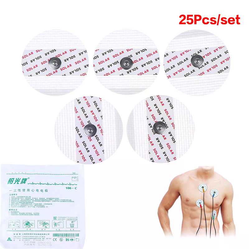 25/50PCS/Bag Electrode Patch M - Ecg Patch Monitor ulasan dan harga