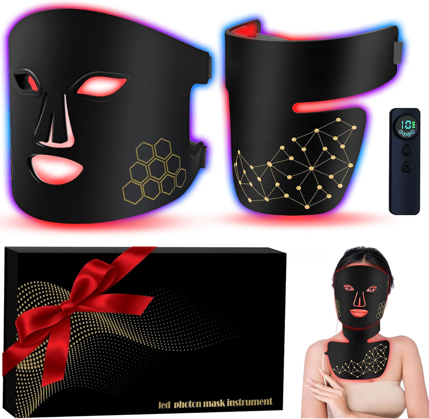 Red Light Therapy for Face and - Galvanic Skin Sensor ulasan dan harga