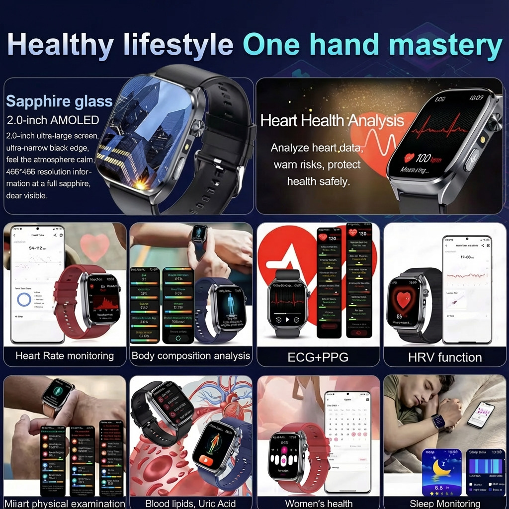 2026 Latest Al-GPT Health Smar - Fall Detection Watch ulasan dan harga