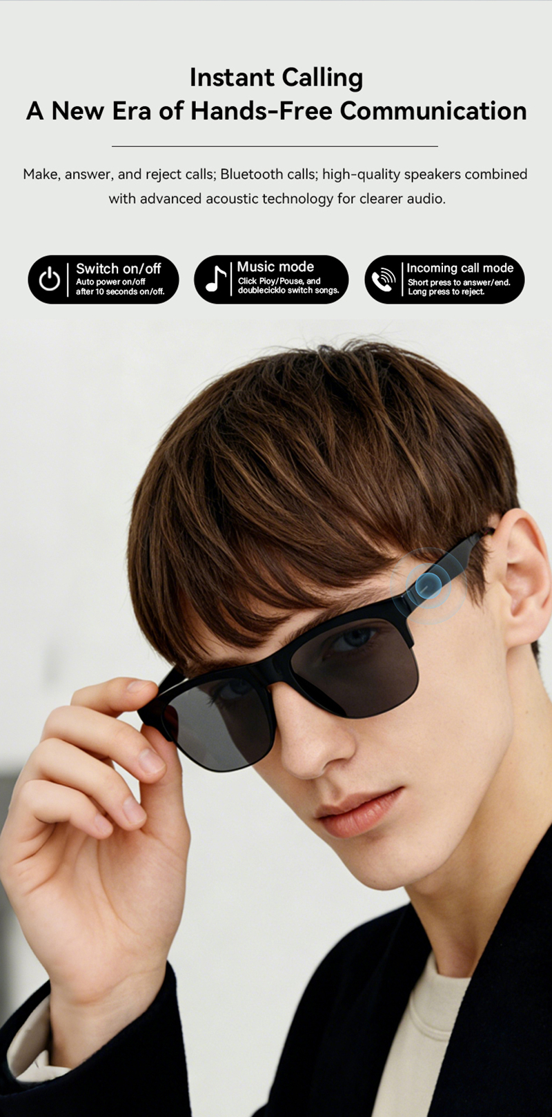 AI Smart Glasses 4K Remote Con - Smart Glasses Lens ulasan dan harga