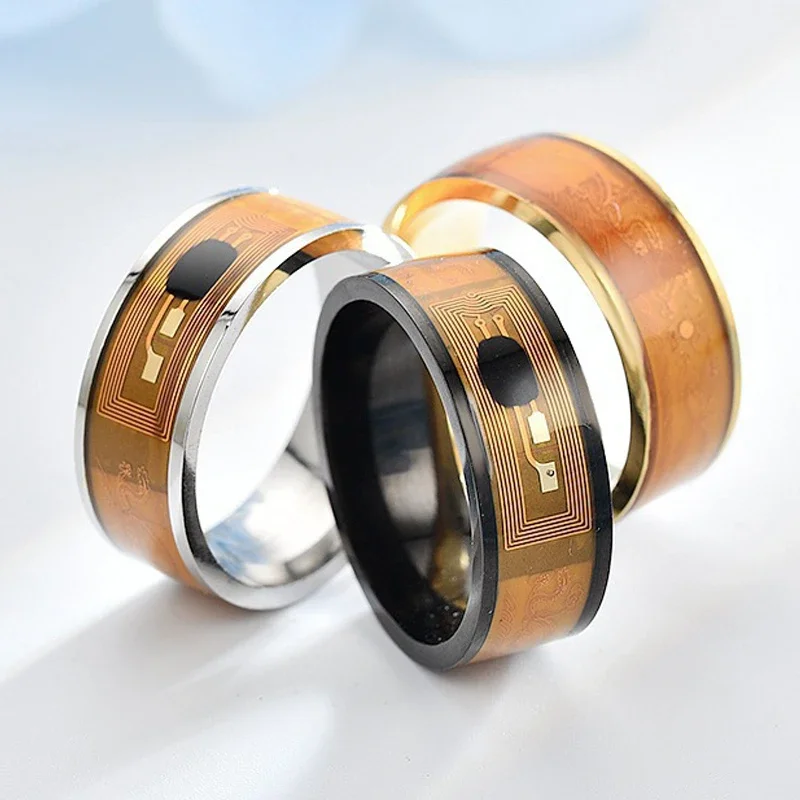 Luxury NFC Stainless Steel Pho - Smart Ring Nfc Pay ulasan dan harga
