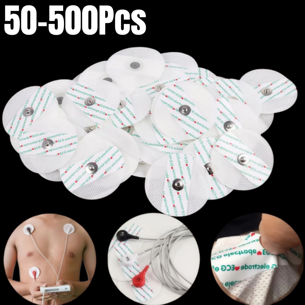 50-500pcs Non-woven ECG Electr - Ecg Patch Monitor ulasan dan harga