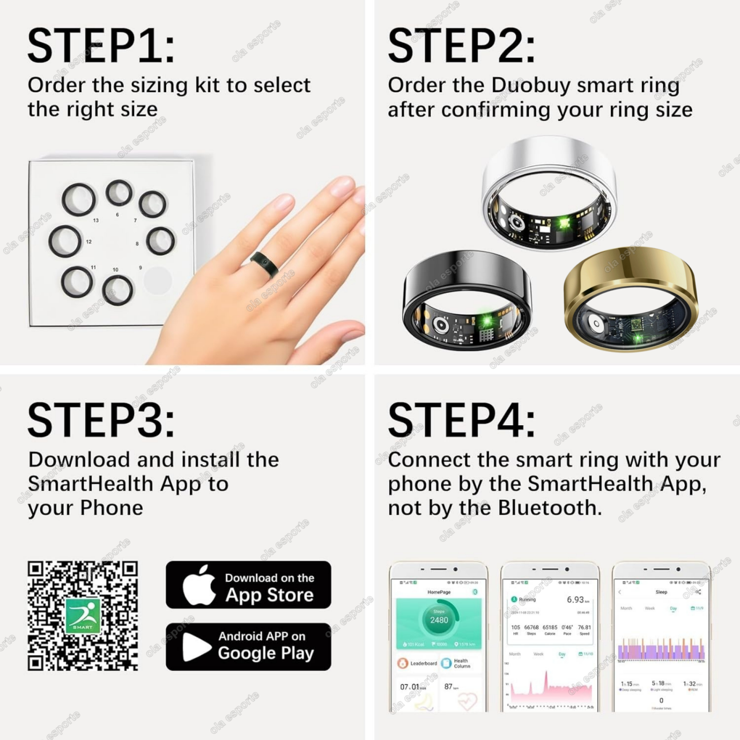 New R09 Smart Ring Men Women w - Temperature Ring Skin ulasan dan harga