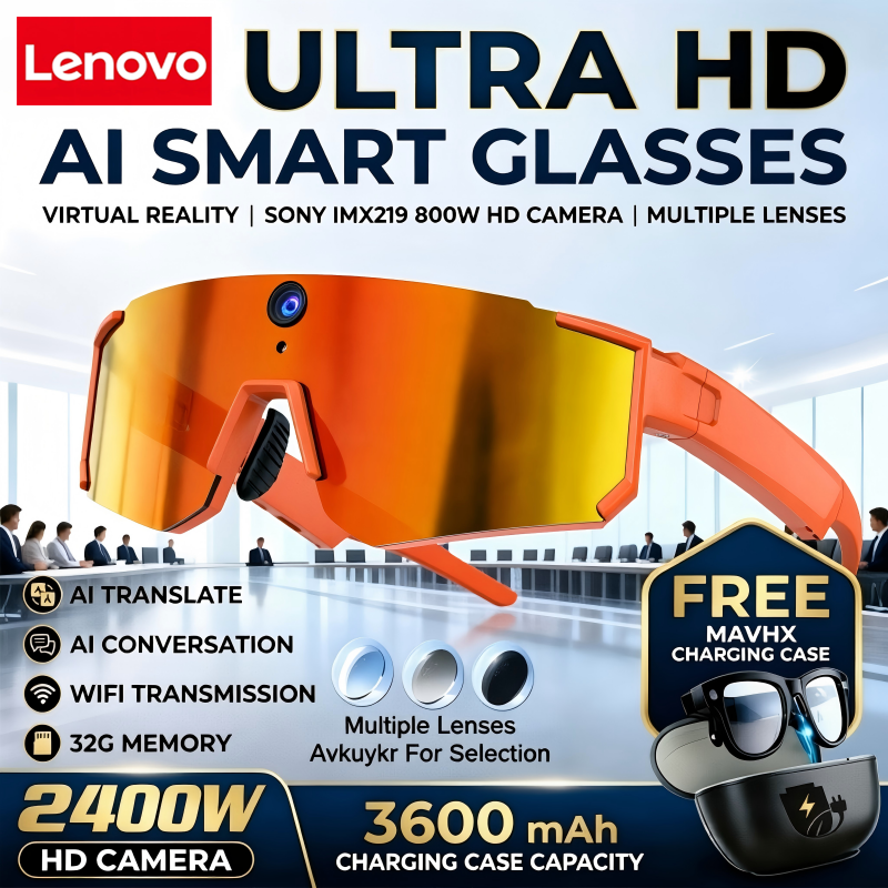 Lenovo AI Smart Glasses ChatGP - Smart Glasses Lens ulasan dan harga