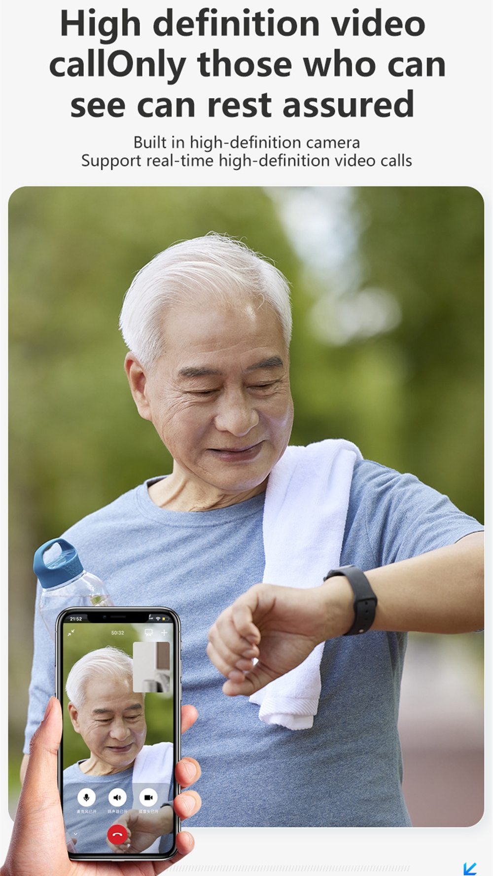 GPS Positioning Fall Detection - Fall Detection Watch ulasan dan harga