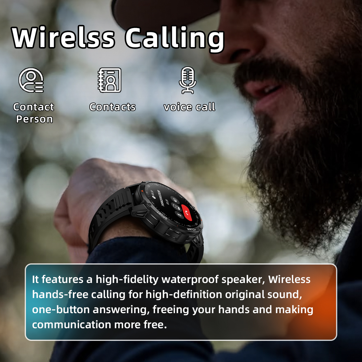 2026 New Military Smart Watch  - Smart Insole Pressure ulasan dan harga