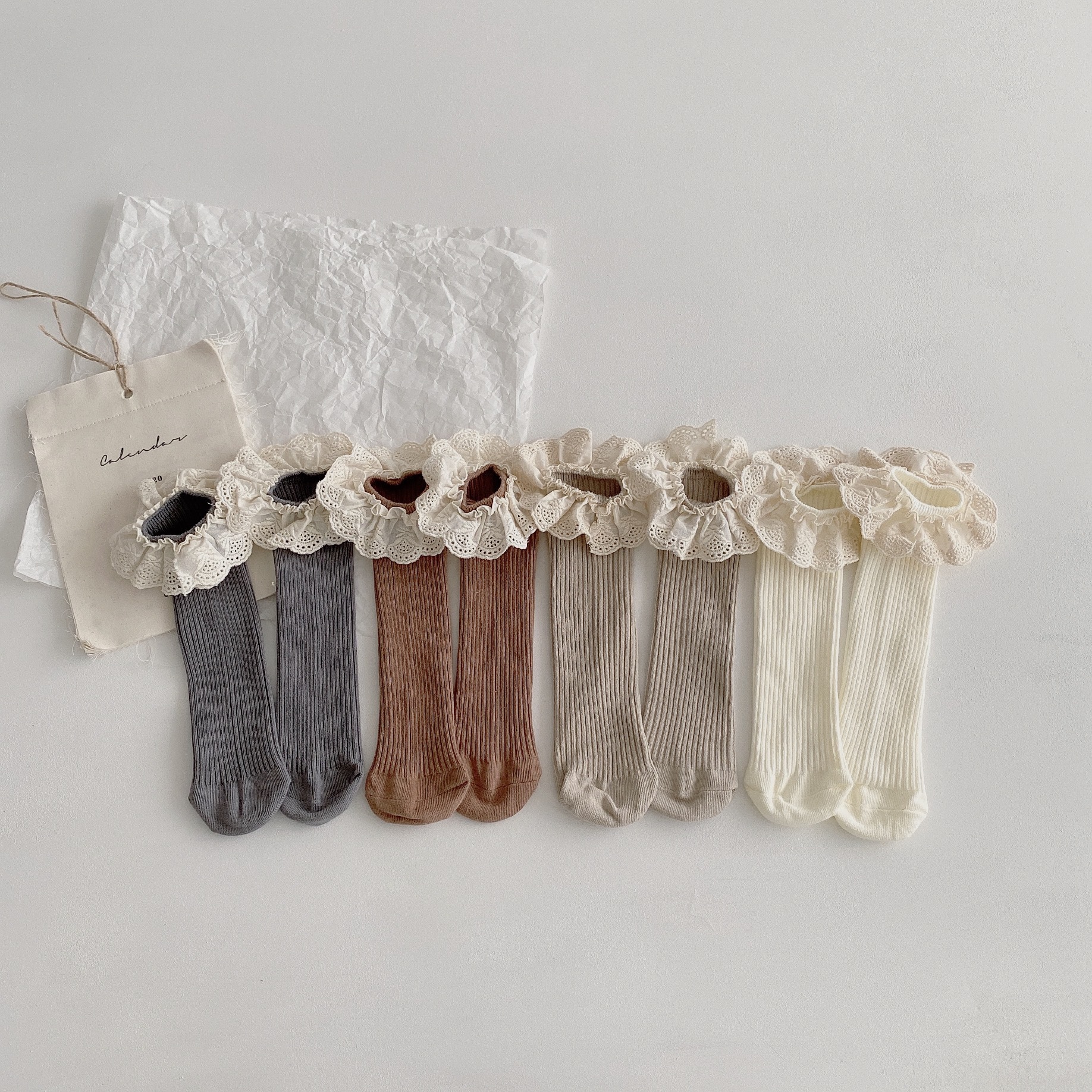 4 Pairs Fashion Baby Girls Ruf - Baby Sock Oximeter ulasan dan harga