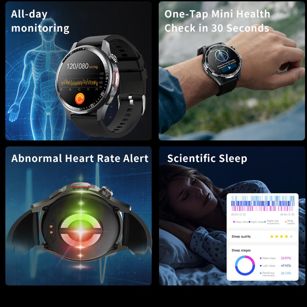 SOS Alert Heart Rate Fitness S - Fall Detection Watch ulasan dan harga