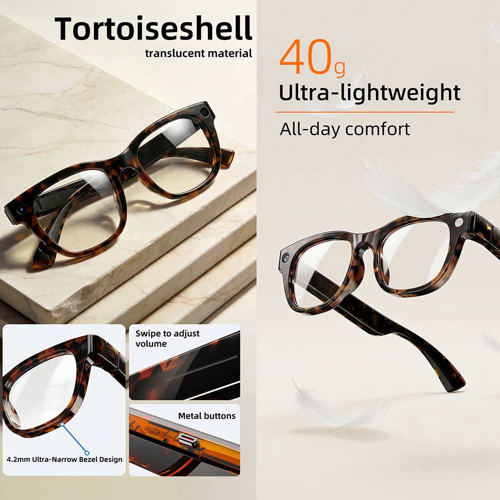 G600 Pro AI Smart Glasses 13MP - Smart Glasses Lens ulasan dan harga
