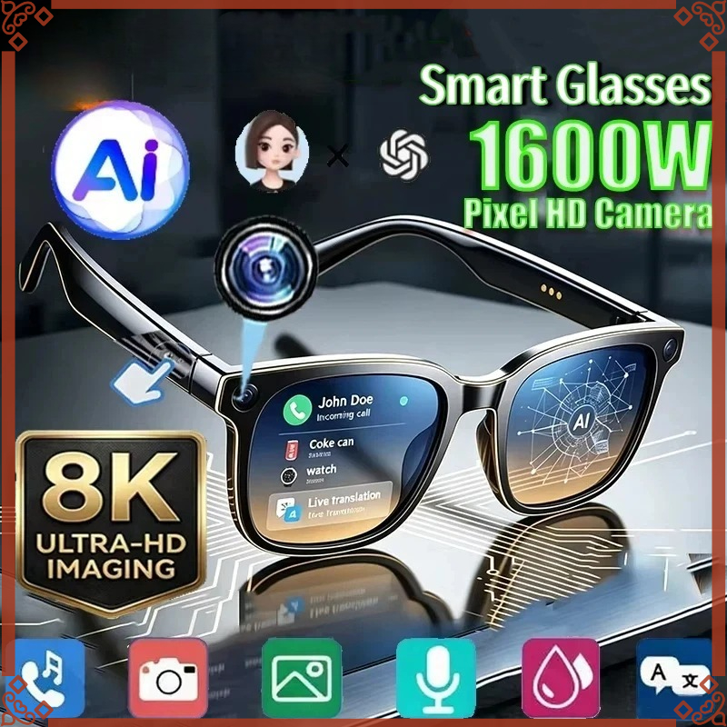 2026 AI Smart Glasses 8K Remot - Smart Glasses Lens ulasan dan harga