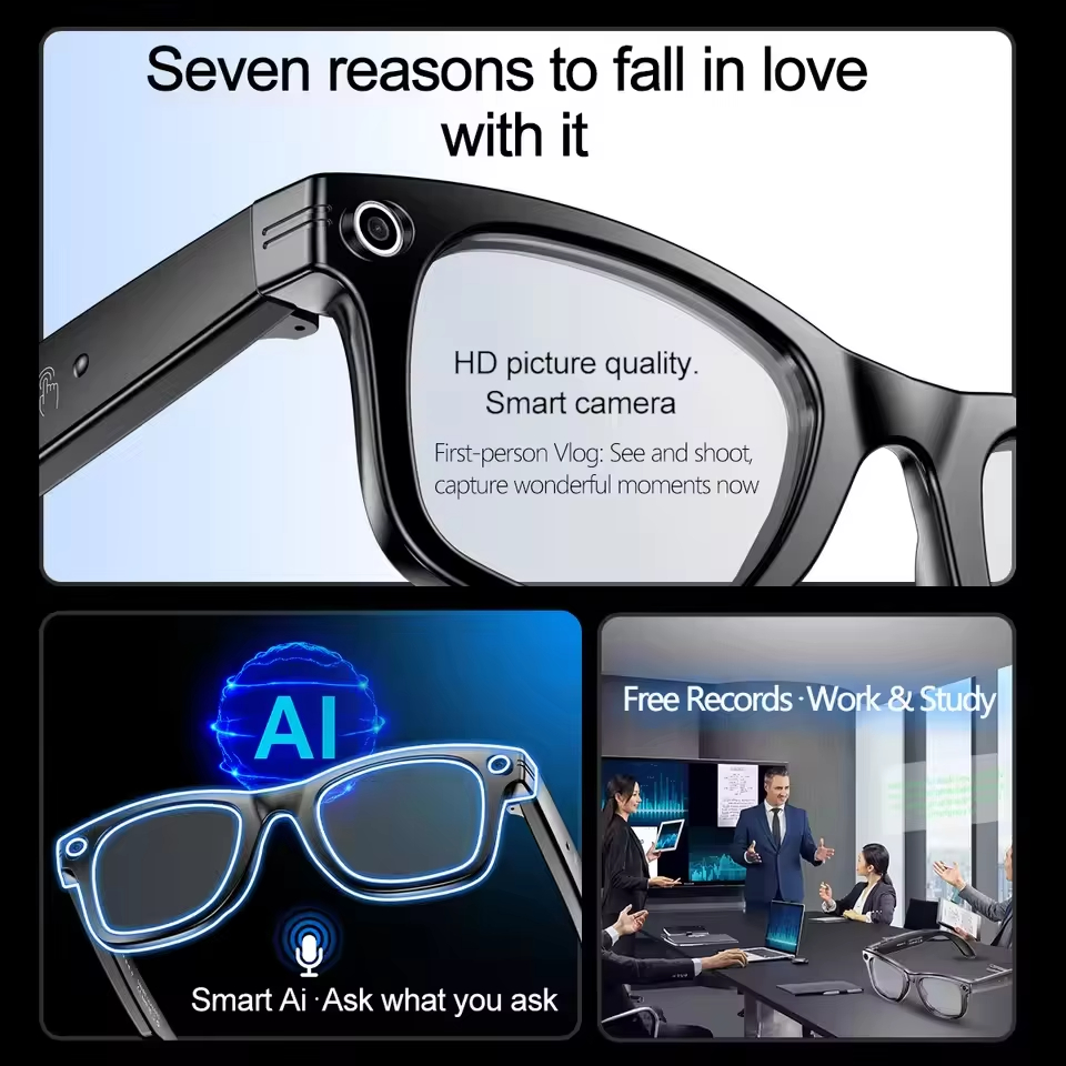 Xiaomi 800W Camera AI Glasses  - Smart Glasses Lens ulasan dan harga