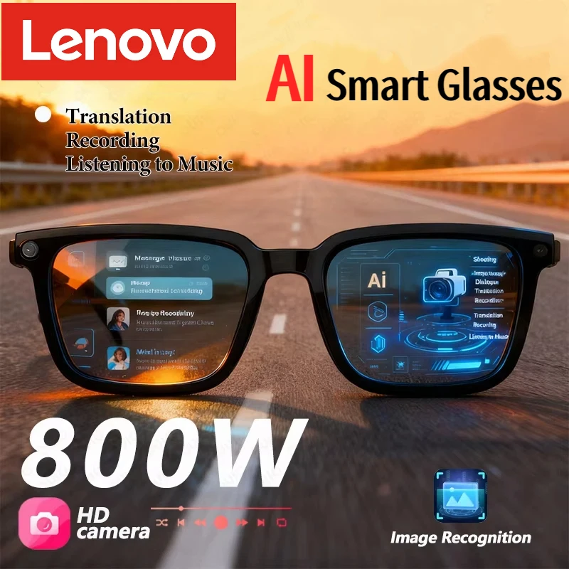 Lenovo AI Smart Glasses 8K HD  - Smart Glasses Lens ulasan dan harga