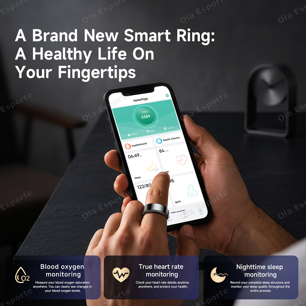 New R09 Smart Ring Men Women w - Temperature Ring Skin ulasan dan harga