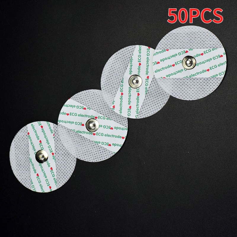 50pcs Non-woven ECG Electrode  - Ecg Patch Monitor ulasan dan harga
