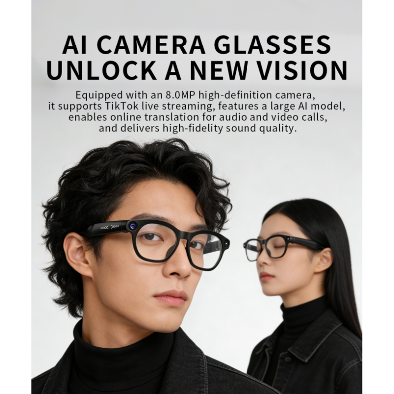 AI Smart Glasses CY03 8MP HD P - Smart Glasses Lens ulasan dan harga